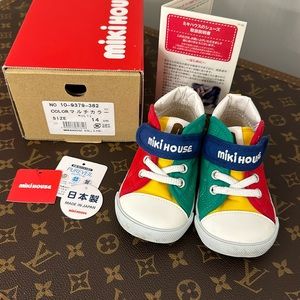 MIKI HOUSE MULTI STEP 2 Toddler Shoes Sz: 14cm